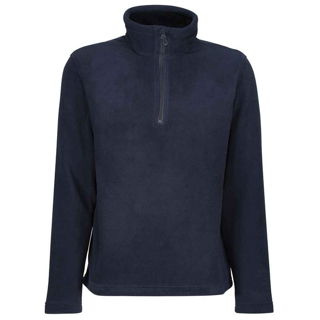 Navy - Front - Regatta Mens Honestly Made Recycled Half Zip Fleece