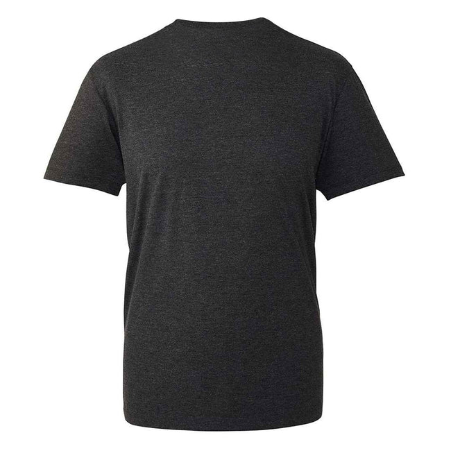 Black - Back - Anthem Mens Marl Organic T-Shirt