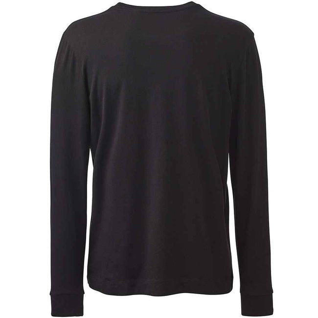 Black - Side - Anthem Mens Long-Sleeved T-Shirt