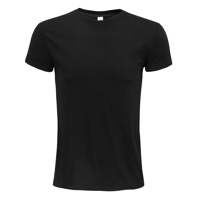 Deep Black - Front - SOLS Unisex Adult Epic Organic T-Shirt