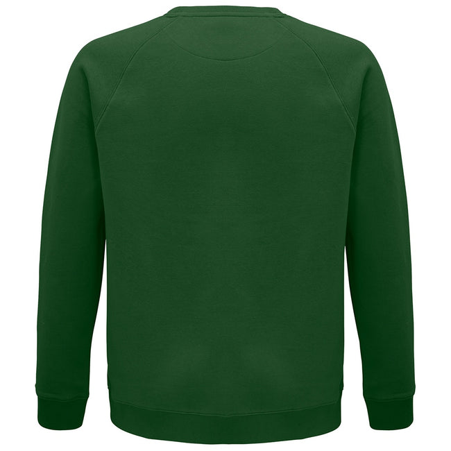 Bottle Green - Pack Shot - SOLS Unisex Adult Space Organic Raglan Sweatshirt