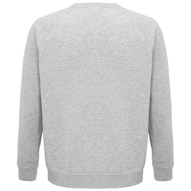 Grey Marl - Pack Shot - SOLS Unisex Adult Space Organic Raglan Sweatshirt