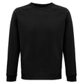 Black - Front - SOLS Unisex Adult Space Organic Raglan Sweatshirt