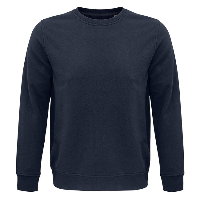 French Navy - Front - SOLS Unisex Adult Comet Organic Sweatshirt