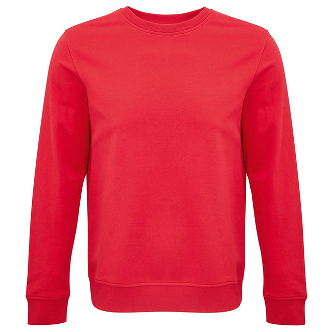 Red - Front - SOLS Unisex Adult Comet Organic Sweatshirt