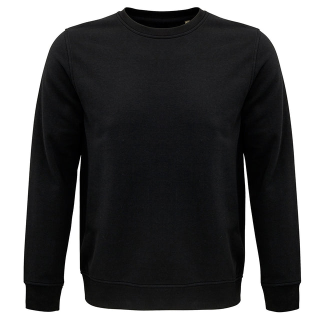 Black - Front - SOLS Unisex Adult Comet Organic Sweatshirt