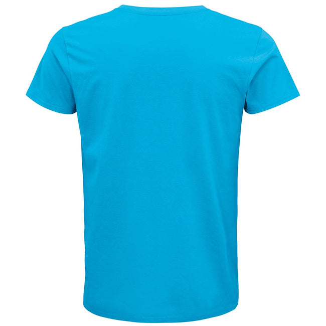 Aqua Blue - Pack Shot - SOLS Mens Crusader Organic T-Shirt