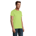 Apple Green - Side - SOLS Mens Crusader Organic T-Shirt