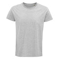 Grey Marl - Front - SOLS Mens Crusader Organic T-Shirt