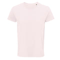 Pale Pink - Front - SOLS Mens Crusader Organic T-Shirt
