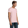 Pale Pink - Side - SOLS Mens Crusader Organic T-Shirt