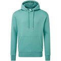 Teal - Front - Anthem Mens Organic Hoodie