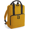 Mustard Yellow - Front - Bagbase Cooler Recycled Backpack