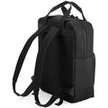 Black - Back - Bagbase Cooler Recycled Backpack
