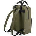 Military Green - Back - Bagbase Cooler Recycled Backpack
