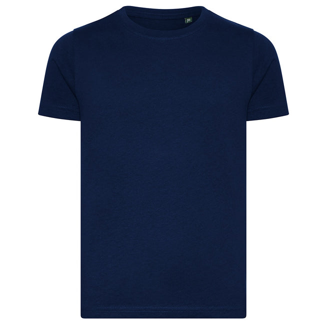 Navy - Front - Ecologie Childrens-Kids Cascades Organic T-Shirt