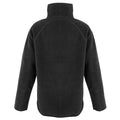 Black - Side - Result Genuine Recycled Childrens-Kids Micro Zip Neck Fleece