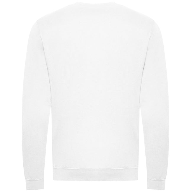 Arctic White - Back - Awdis Mens Organic Sweatshirt