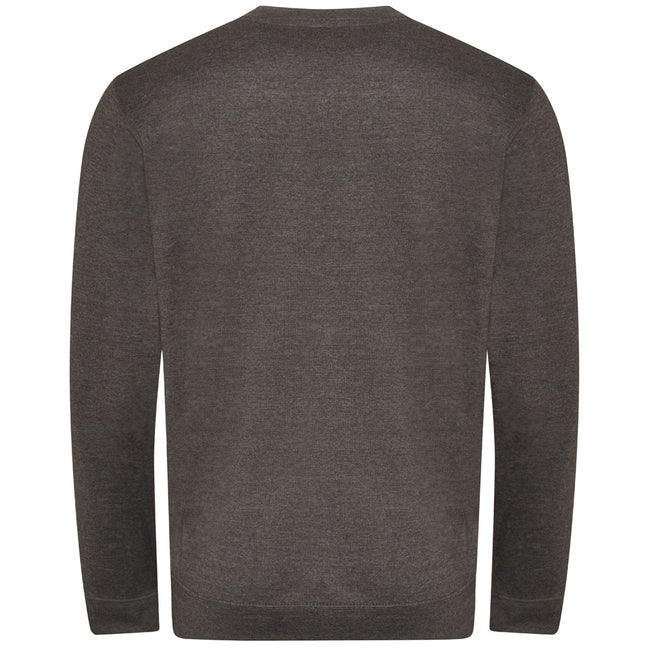 Charcoal - Back - Awdis Mens Organic Sweatshirt