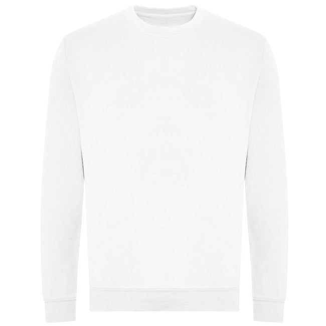 Arctic White - Front - Awdis Mens Organic Sweatshirt