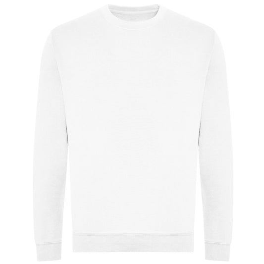 Arctic White - Front - Awdis Mens Organic Sweatshirt