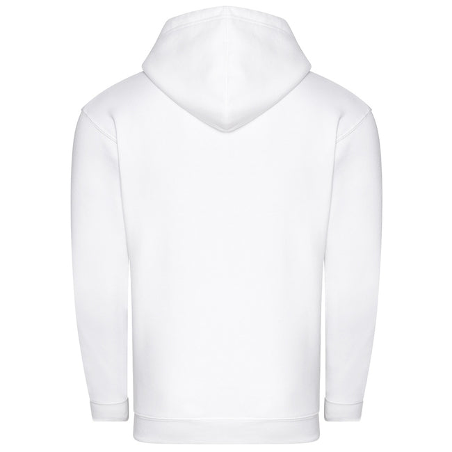 Arctic White - Back - Awdis Mens Organic Full Zip Hoodie