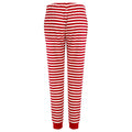 Red-White - Back - SF Womens-Ladies Stripe Lounge Pants