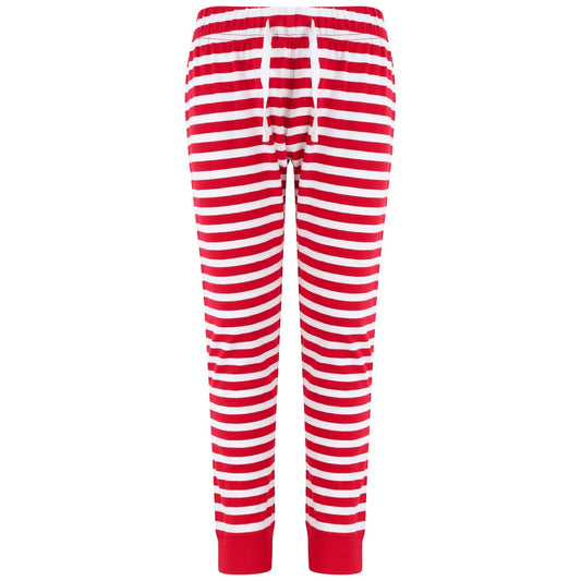 Red-White - Front - SF Minni Childrens-Kids Lounge Pants