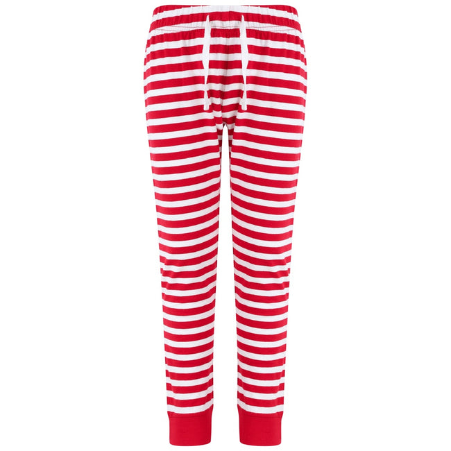 Red-White - Front - SF Minni Childrens-Kids Lounge Pants