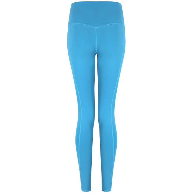 Turquoise - Back - Tombo Womens-Ladies Core Pocket Leggings