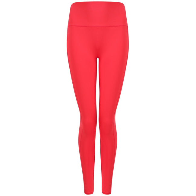 Coral - Front - Tombo Womens-Ladies Core Pocket Leggings