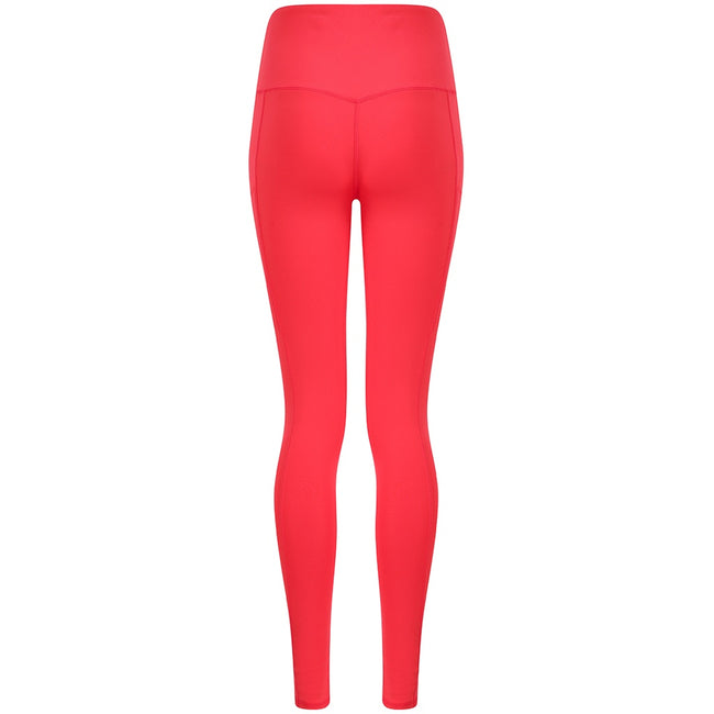 Coral - Back - Tombo Womens-Ladies Core Pocket Leggings