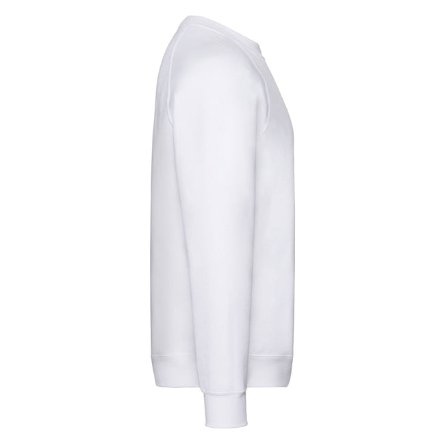 White - Side - Fruit of the Loom Mens Classic Sweatshirt
