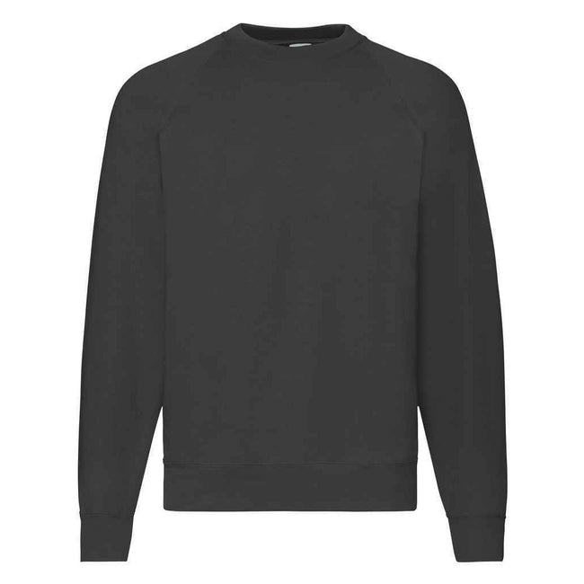 Black - Front - Fruit of the Loom Mens Classic Sweatshirt