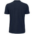 French Navy - Back - SOLS Mens Planet Pique Organic Polo Shirt