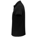 Black - Side - SOLS Mens Planet Pique Organic Polo Shirt
