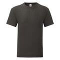 Light Graphite Grey - Front - Fruit Of The Loom Mens Iconic T-Shirt (Pack Of 5)