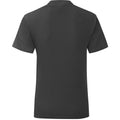 Black - Back - Fruit Of The Loom Mens Iconic T-Shirt (Pack Of 5)