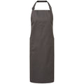 Dark Grey - Front - Premier Organic Fairtrade Certified Recycled Full Apron