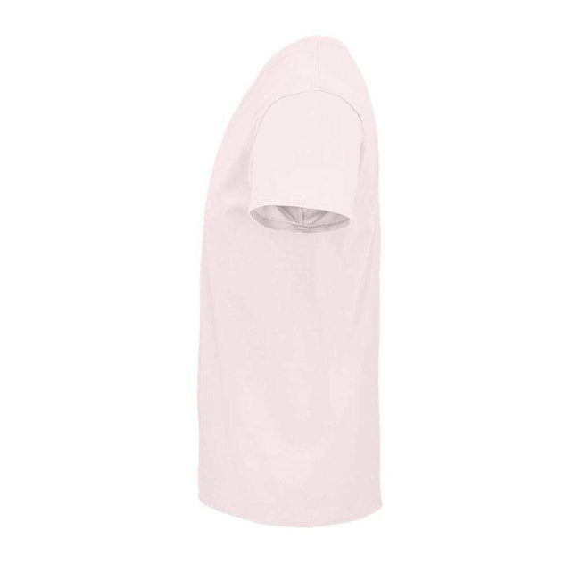 Pale Pink - Side - SOLS Unisex Adult Pioneer Organic T-Shirt