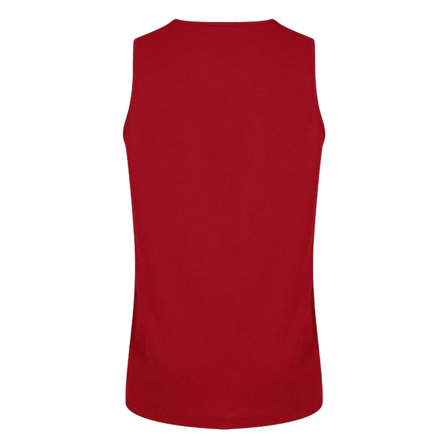 Red - Back - Canterbury Mens Club Dry Tank Top
