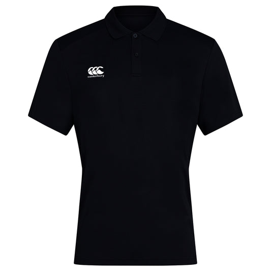 Black - Front - Canterbury Mens Club Dry Polo Shirt