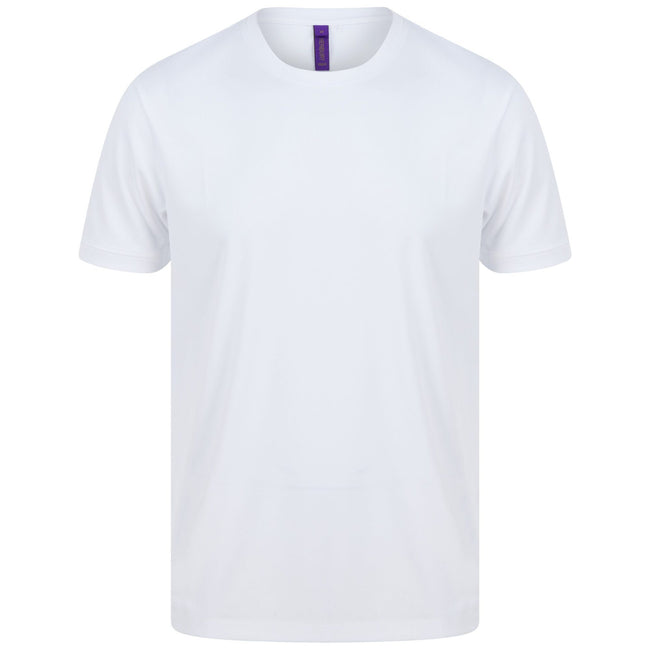 White - Front - Henbury Mens HiCool Performance T-Shirt