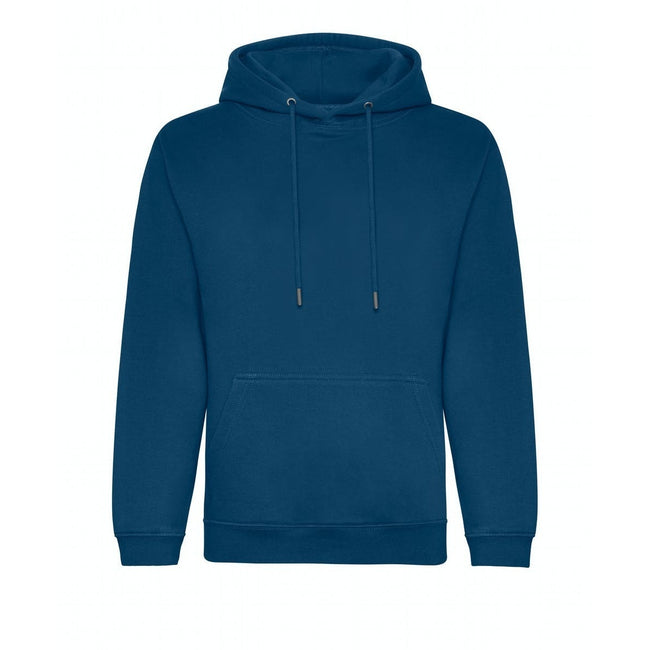 Ink Blue - Front - Awdis Mens Organic Hoodie