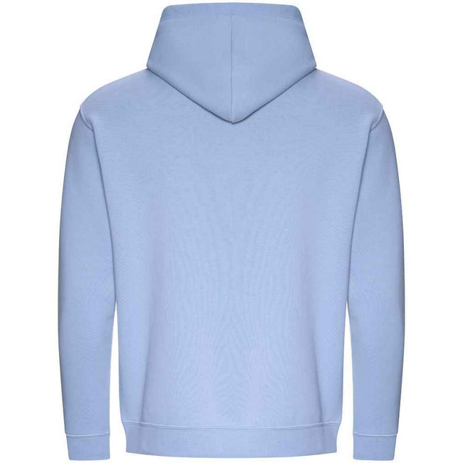 Sky Blue - Back - Awdis Mens Organic Hoodie