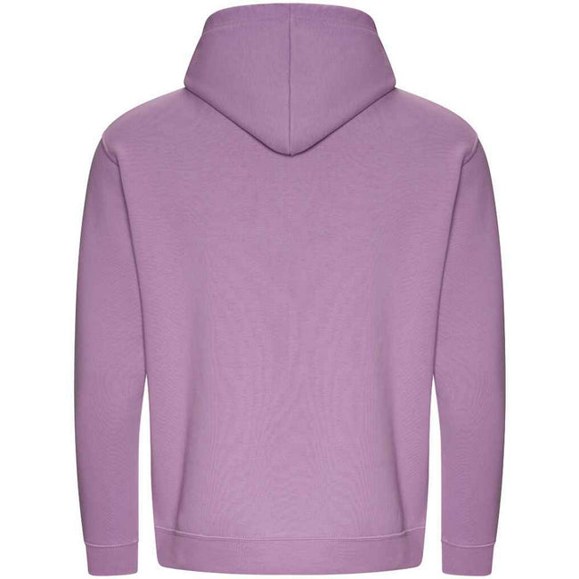 Lavender - Back - Awdis Mens Organic Hoodie