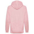 Baby Pink - Back - Awdis Mens Organic Hoodie
