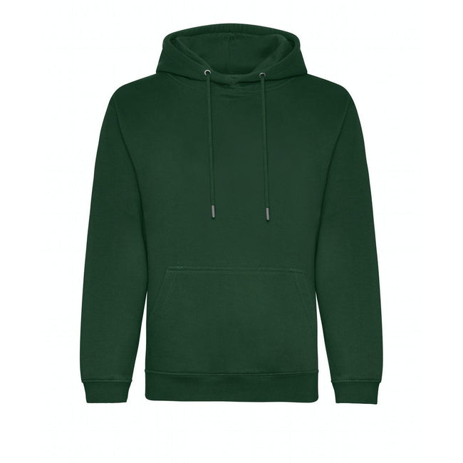 Bottle Green - Front - Awdis Mens Organic Hoodie