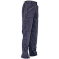 Navy - Side - Portwest Womens-Ladies Cargo Trousers