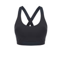 Charcoal - Front - Tombo Womens-Ladies Medium Impact Core Bra